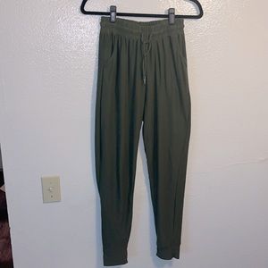 Jogger pants; Green